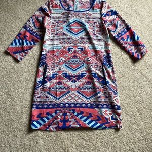 Gianni Bini Geometric Dress